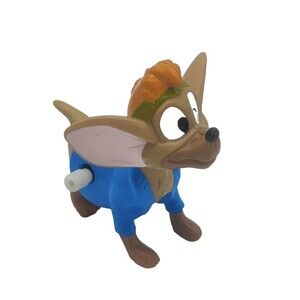 Vintage 1996 Wind Up Scampering Tito Burger King Figurine Oliver & Company Toy